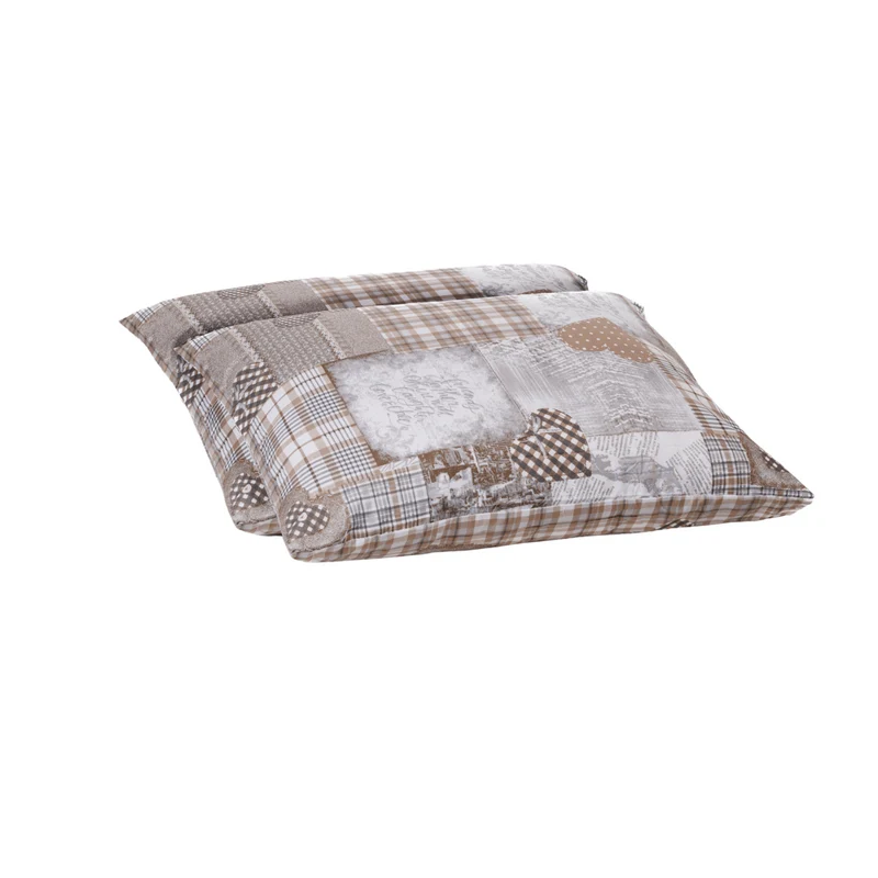 Zelesta Comfort Design Kissenbezüge Set von 2 - Patchwork Hearts