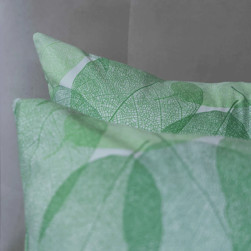 Zelesta Comfort Design Kissenbezüge Set von 2 - Fresh Leaf