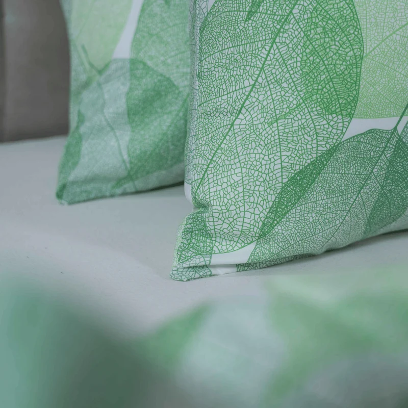 Zelesta Comfort Design Kissenbezüge Set von 2 - Fresh Leaf