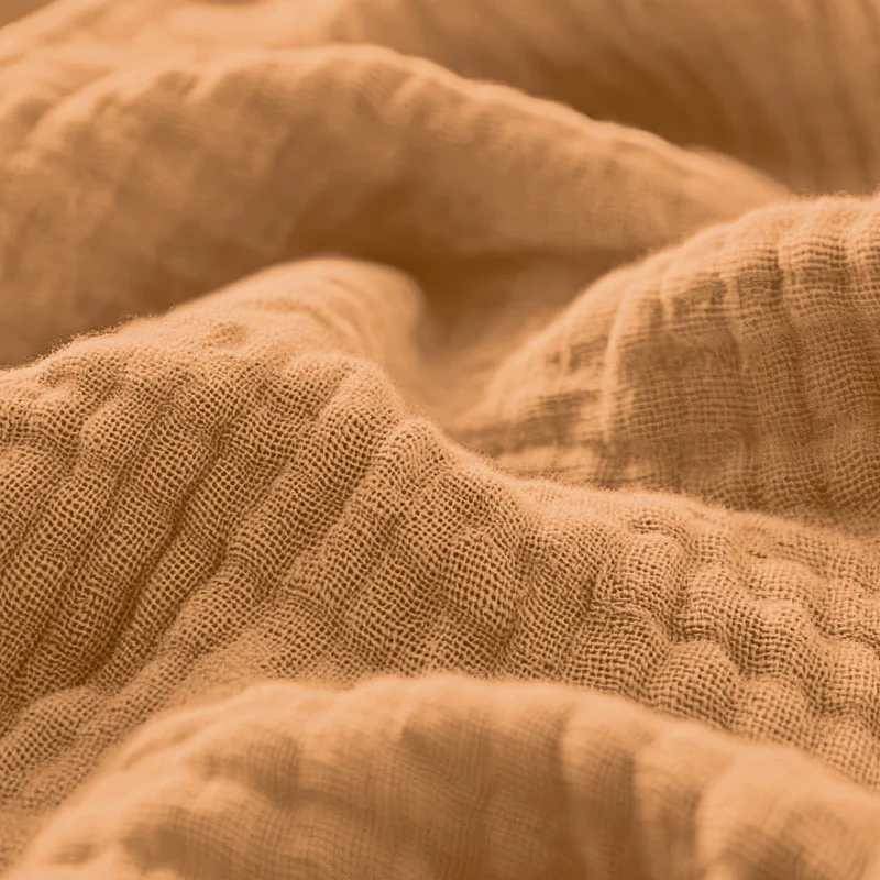 Musselin Spannbettlaken - Taupe