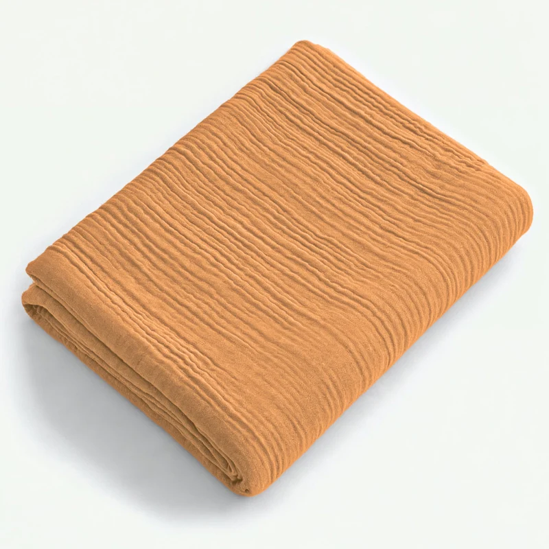 Musselin Spannbettlaken - Taupe