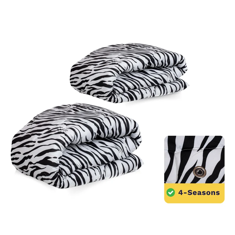 Zelesta Wonderbed 4-Jahreszeiten double - Zebra Skin
