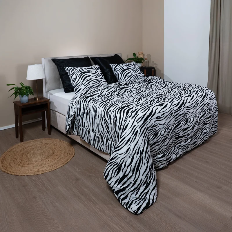 Zelesta Wonderbed 4-Jahreszeiten double - Zebra Skin