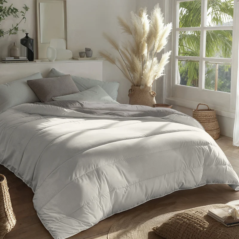 Zelesta Royalbed - Zartes Grau & Creme