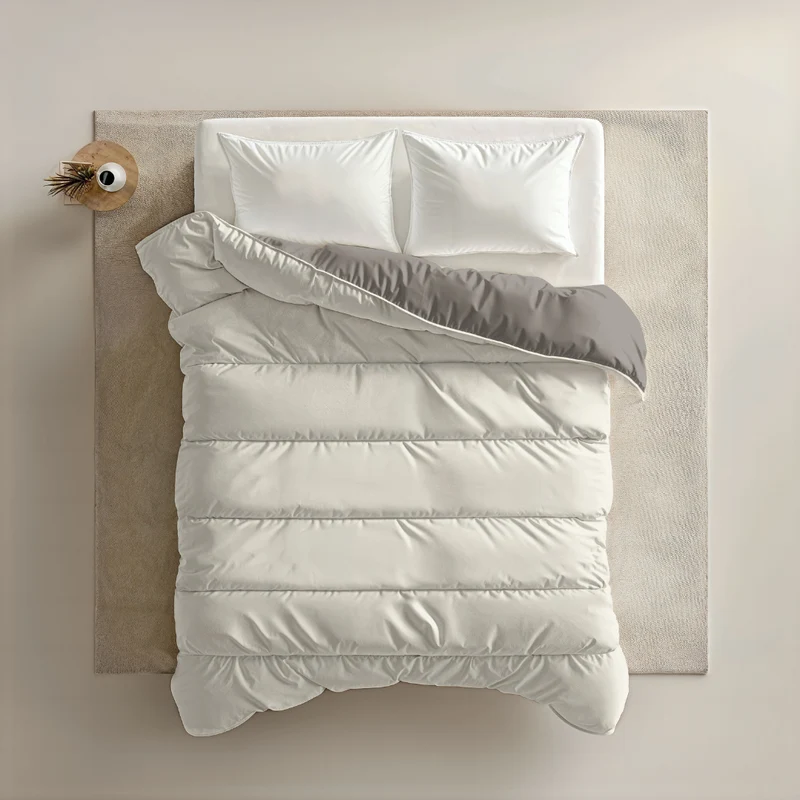 Zelesta Royalbed - Zartes Grau & Creme