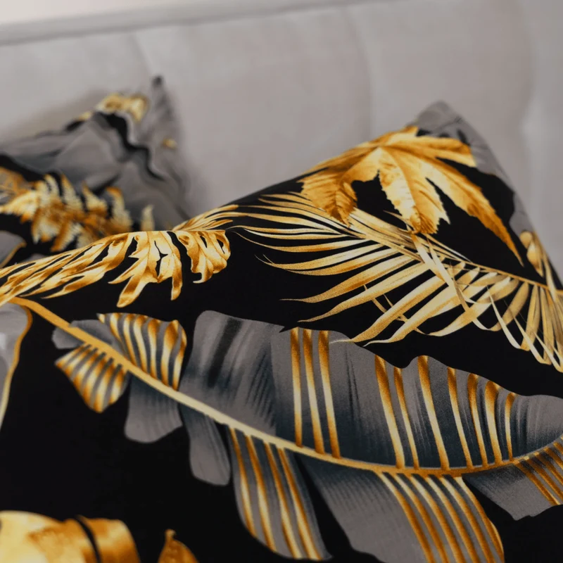 Zelesta Comfort Design Kissenbezüge Set von 2 - Golden Leaves