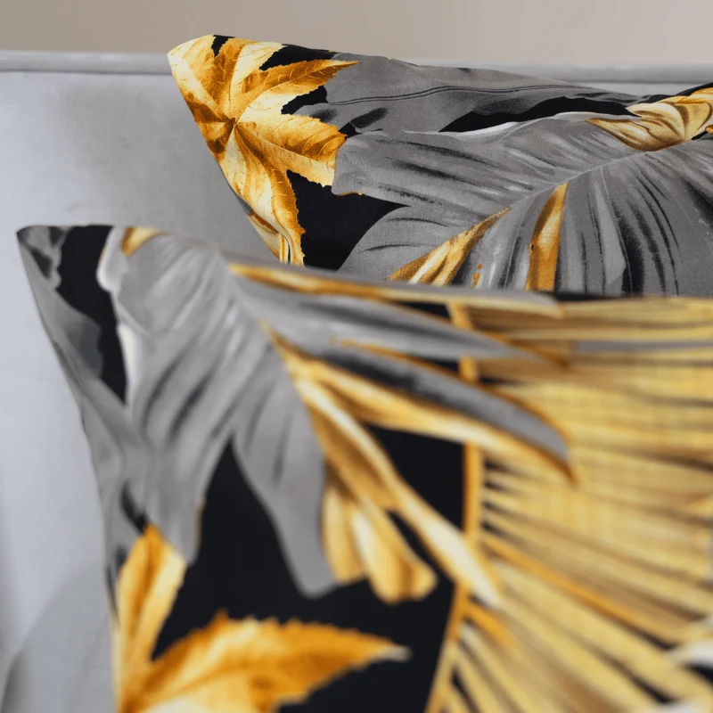 Zelesta Comfort Design Kissenbezüge Set von 2 - Golden Leaves