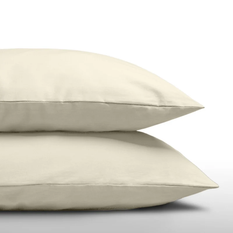 Zelesta Everyday Uni Kissenbezüge Set von 2 - Sandbeige