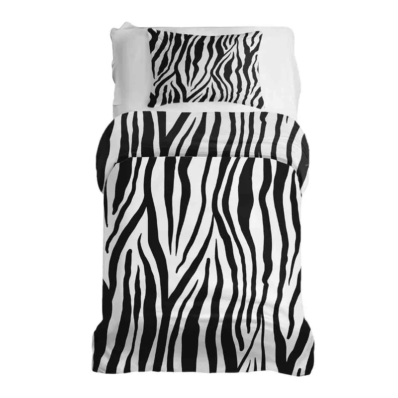 Therapiedecken Bettwäschen Set Zebra Print