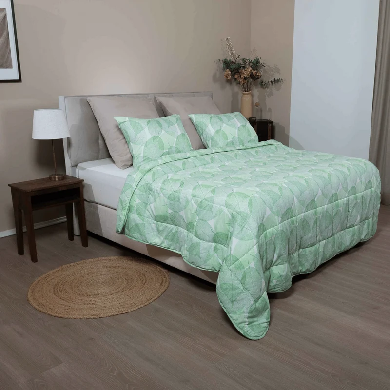 Zelesta Wonderbed 4-Jahreszeiten double - Fresh Leaf