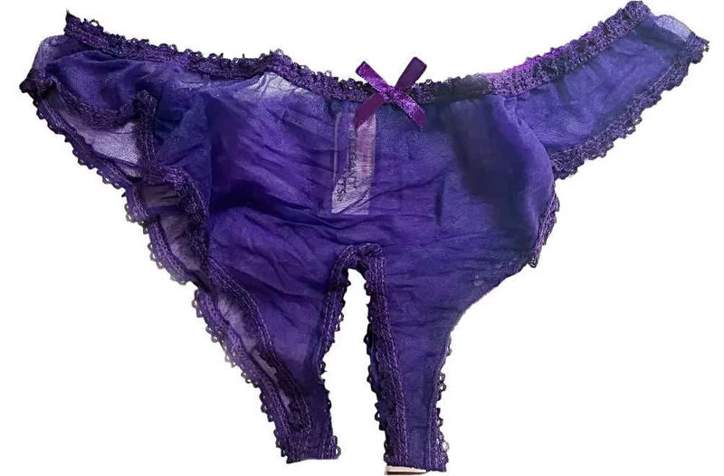 Elegante Moments kruisloze chiffon panty IS-4010 - transparant, schattig, verkrijgbaar in meerdere kleuren
