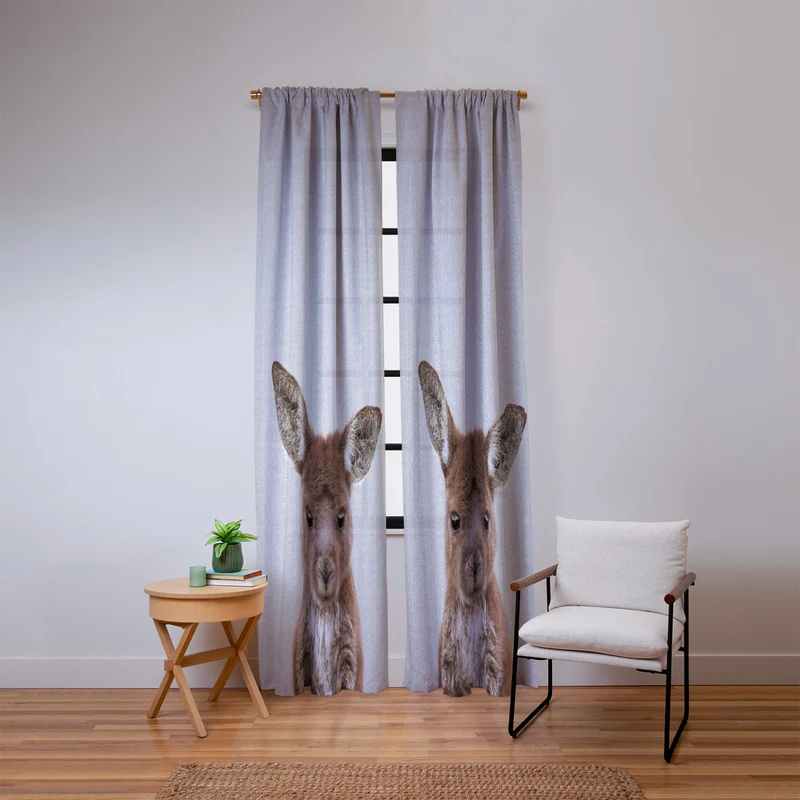 Baby Kangaroo Window Curtain