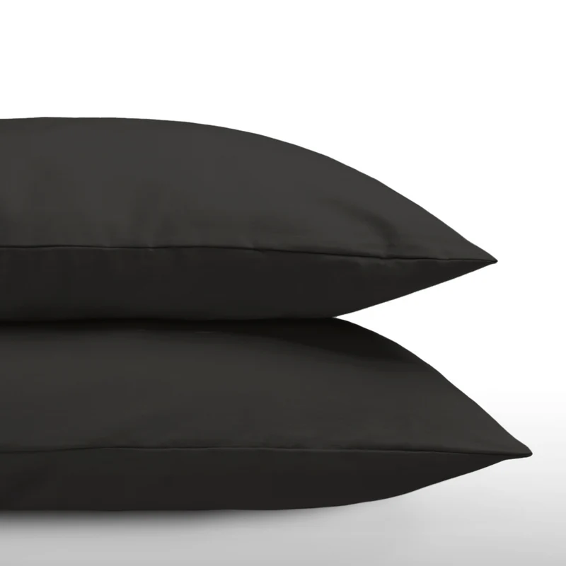 Zelesta Everyday Uni Kissenbezüge Set von 2 - Schwarz