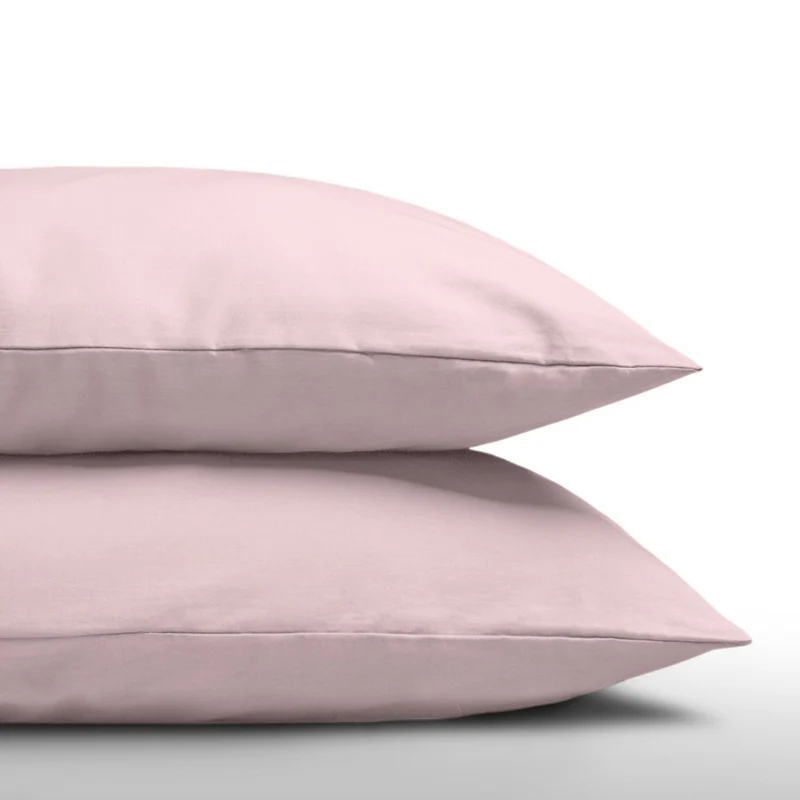 Zelesta Everyday Uni Kissenbezüge Set von 2 - Pastellrosa