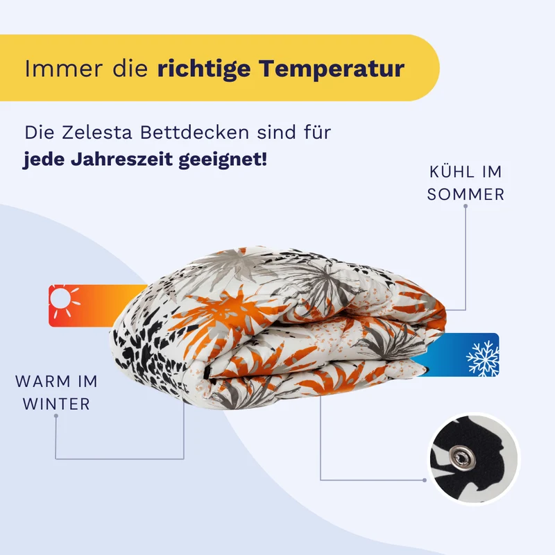 Zelesta Wonderbed 4-Jahreszeiten double - Jungle Vibe