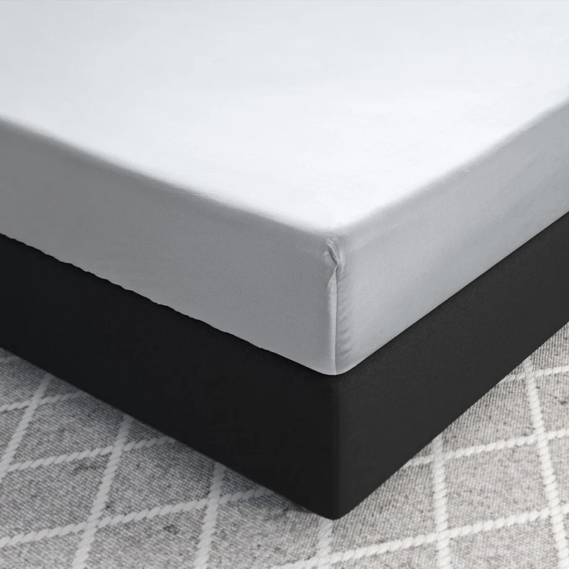 Primaviera Satin Deluxe Spannbettuch - Weiß