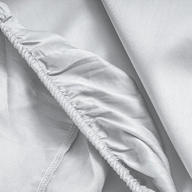 Primaviera Satin Deluxe Spannbettuch - Weiß