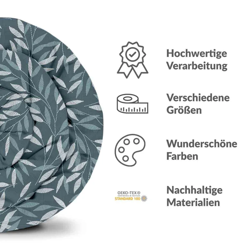 Therapiedecken Bettwäschen Set mit blauen Zweigen