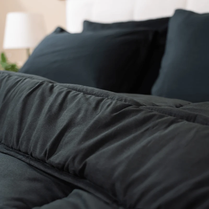 Zelesta Wonderbed Kissenbezüge Set von 2 - Black