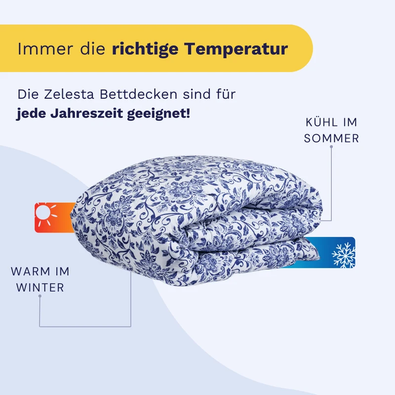 Zelesta Comfort Design Bettdecke - Alt-Holländisch