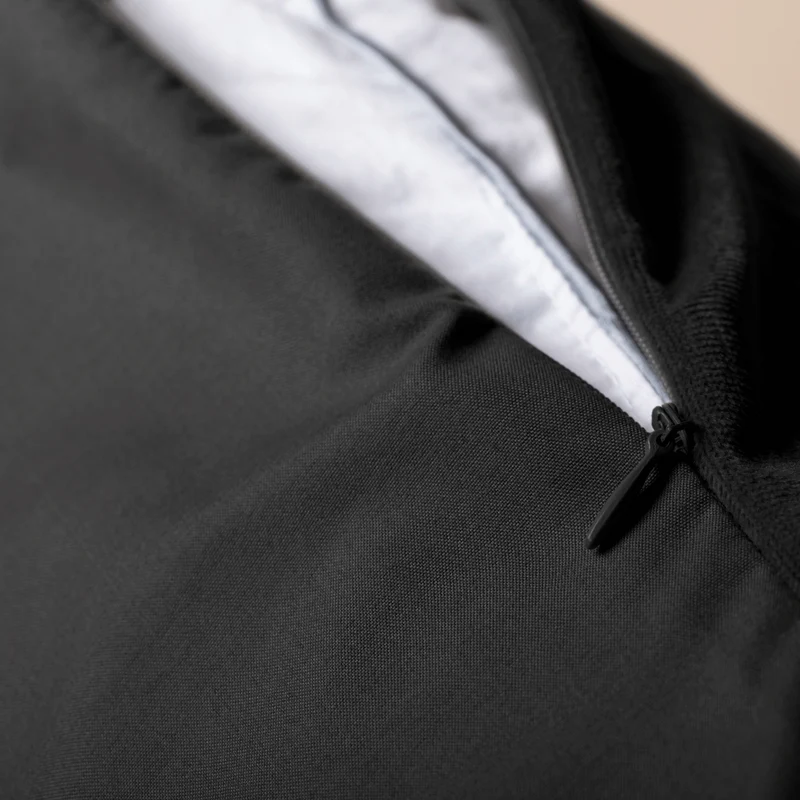 Zelesta Velvetbed Kissenbezüge Set von 2 - Schwarz