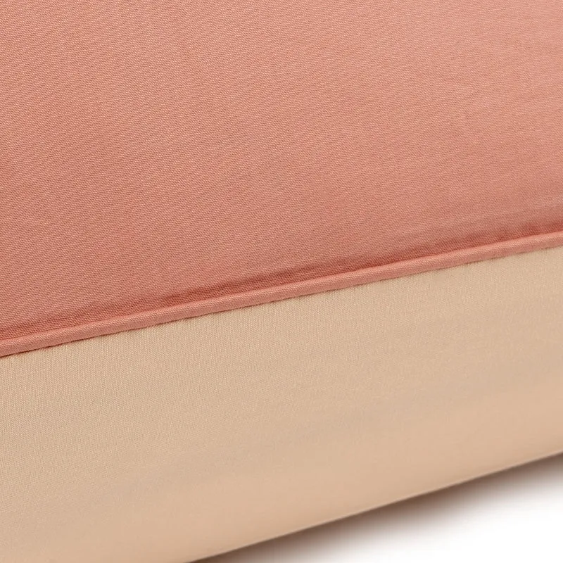 zailistade.comluxe Perkal-Baumwolle Kissenbezug Set Von 2 - Lachs