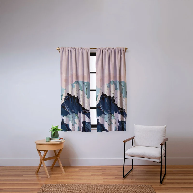 Crowned by the Sea Window Curtain