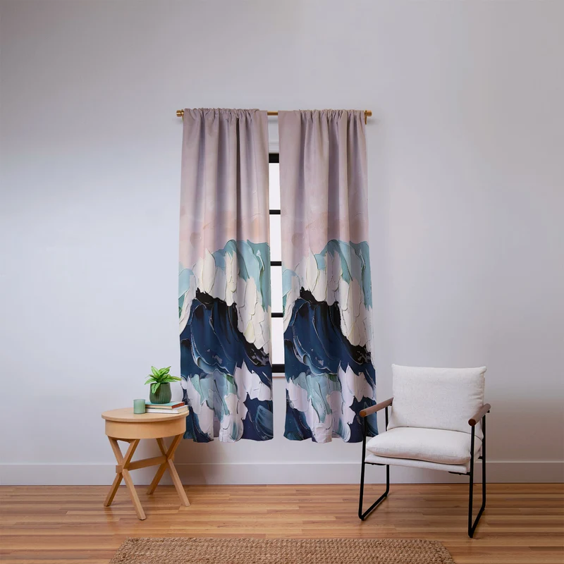 Crowned by the Sea Window Curtain