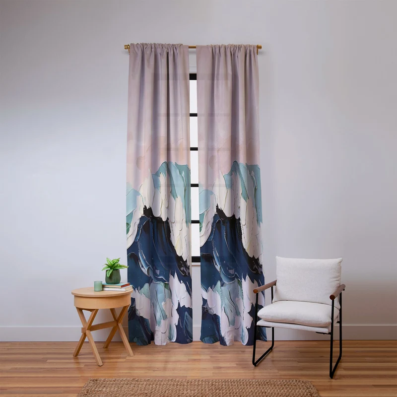 Crowned by the Sea Window Curtain