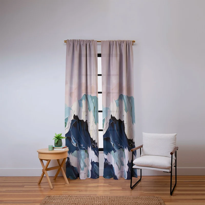 Crowned by the Sea Window Curtain