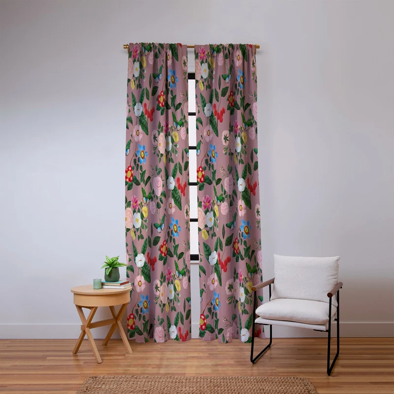 Early June Blush Window Curtain