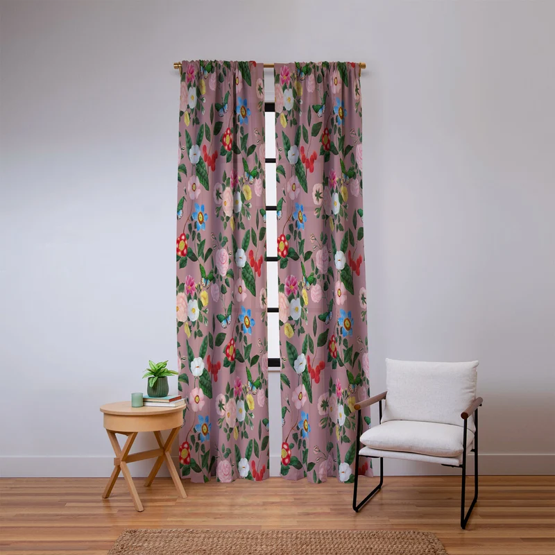 Early June Blush Window Curtain