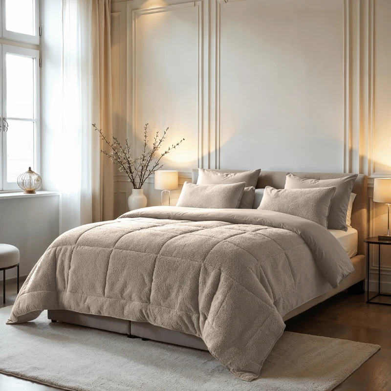 Zelesta Special Teddy Original Bettdecke - Taupe