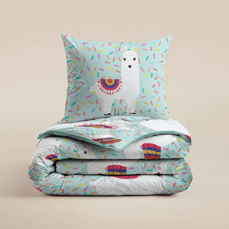 Zelesta Comfort Kids Bettdecke - Party Lama
