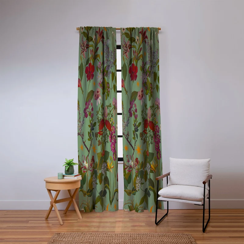 Amryllis Star Sage Window Curtain