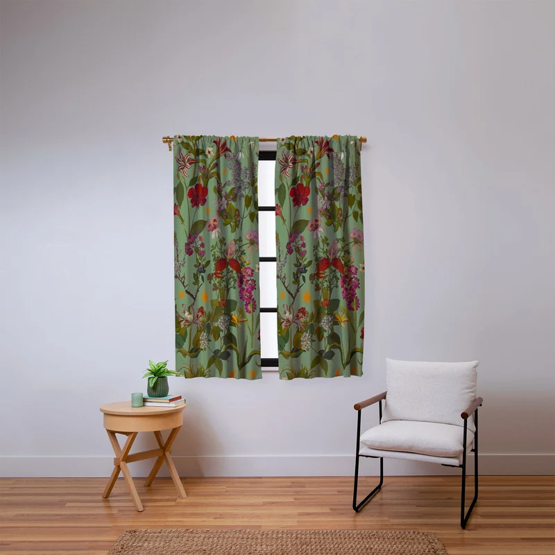 Amryllis Star Sage Window Curtain