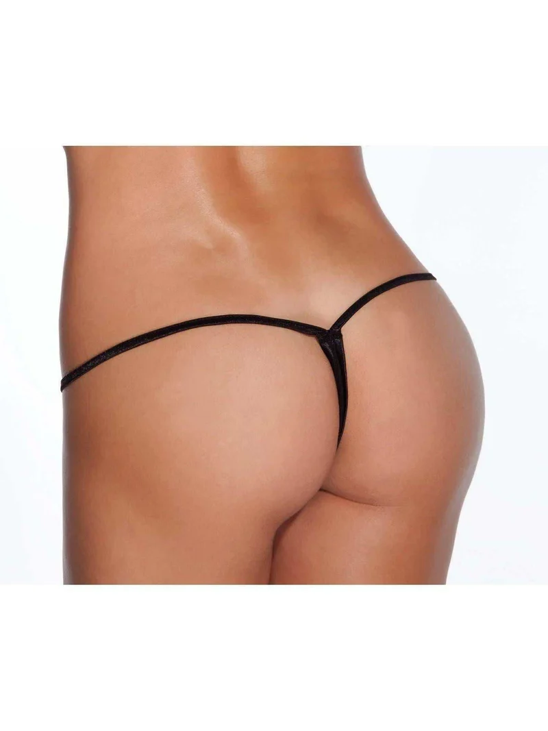 Coquette Low Rise G-string in Lycra - Verkrijgbaar in rood, zwart, wit en de maten One Size en XL