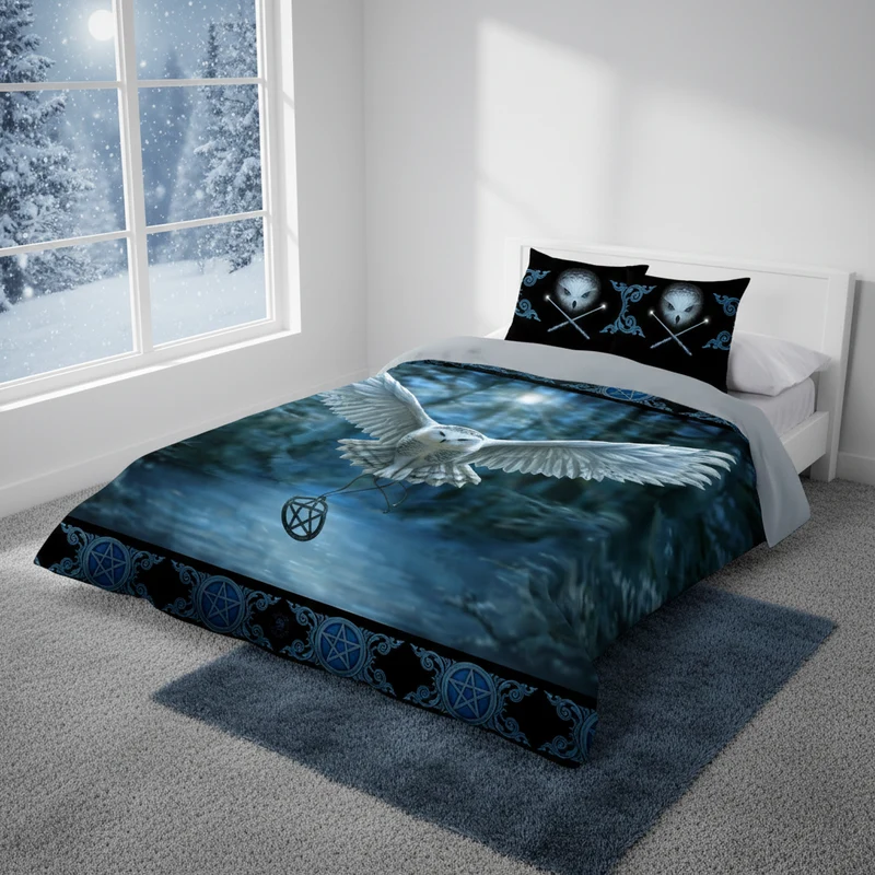 Gothic Bedroom Decor - Awaken Your Magic - Duvet Set for UK Double / US Twin