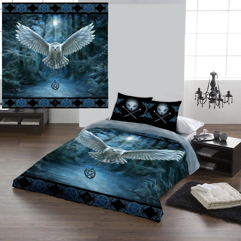 Gothic Bedroom Decor - Awaken Your Magic - Duvet Set for UK Double / US Twin