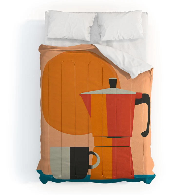 Modern Coffee Vibe Comforter
