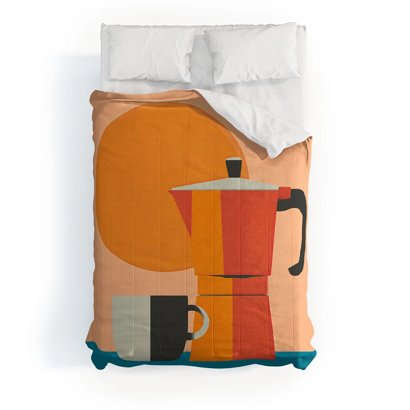 Modern Coffee Vibe Comforter