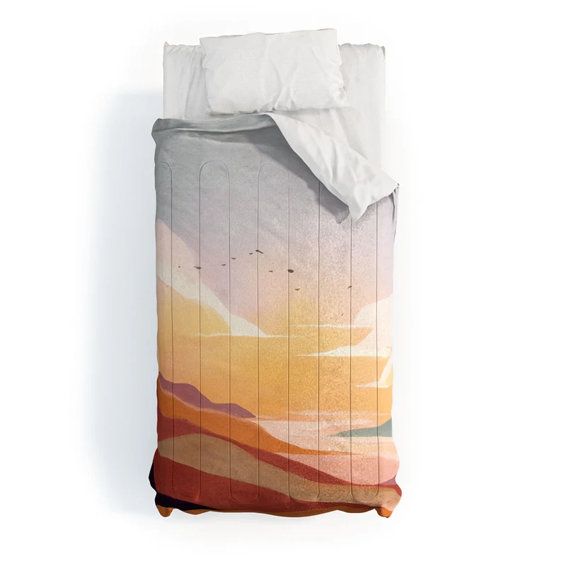 Golden Sunset Comforter