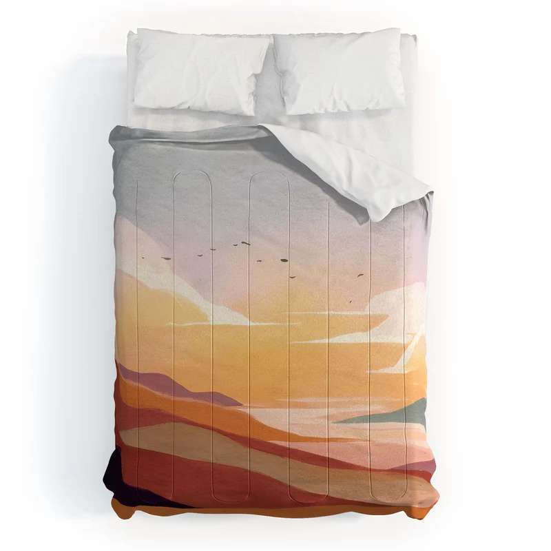 Golden Sunset Comforter