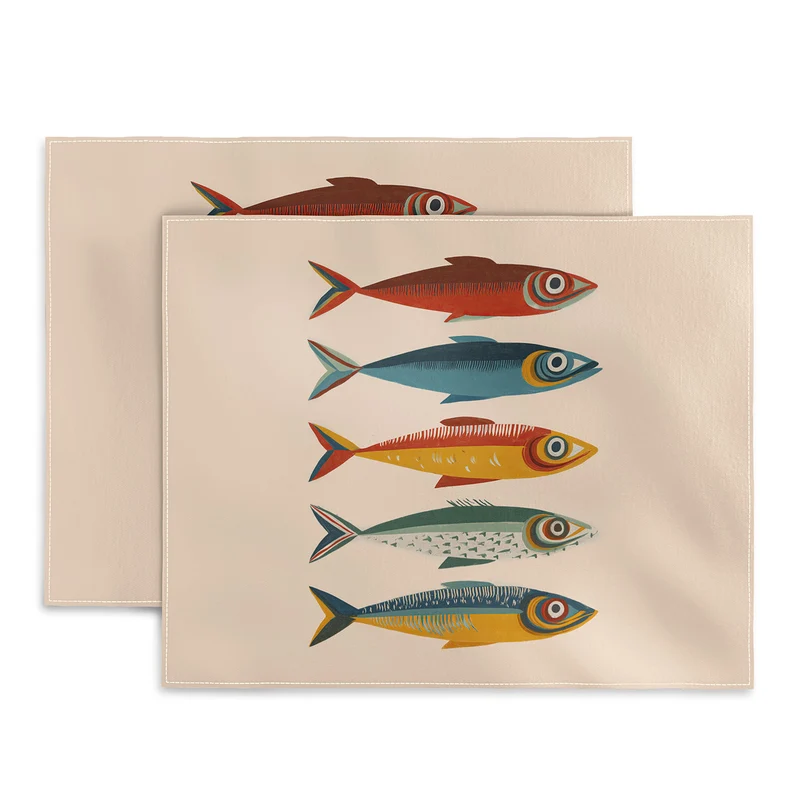Rainbow Sardines Placemat
