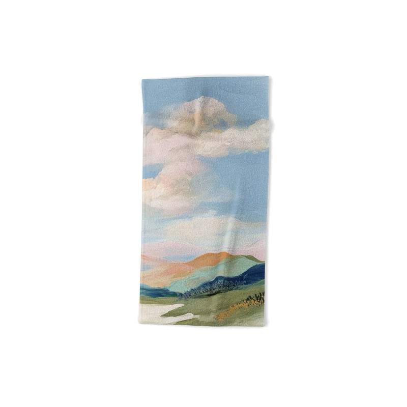Pastel Hills Bath Towel