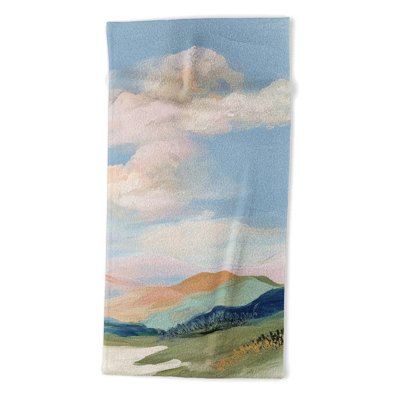 Pastel Hills Bath Towel