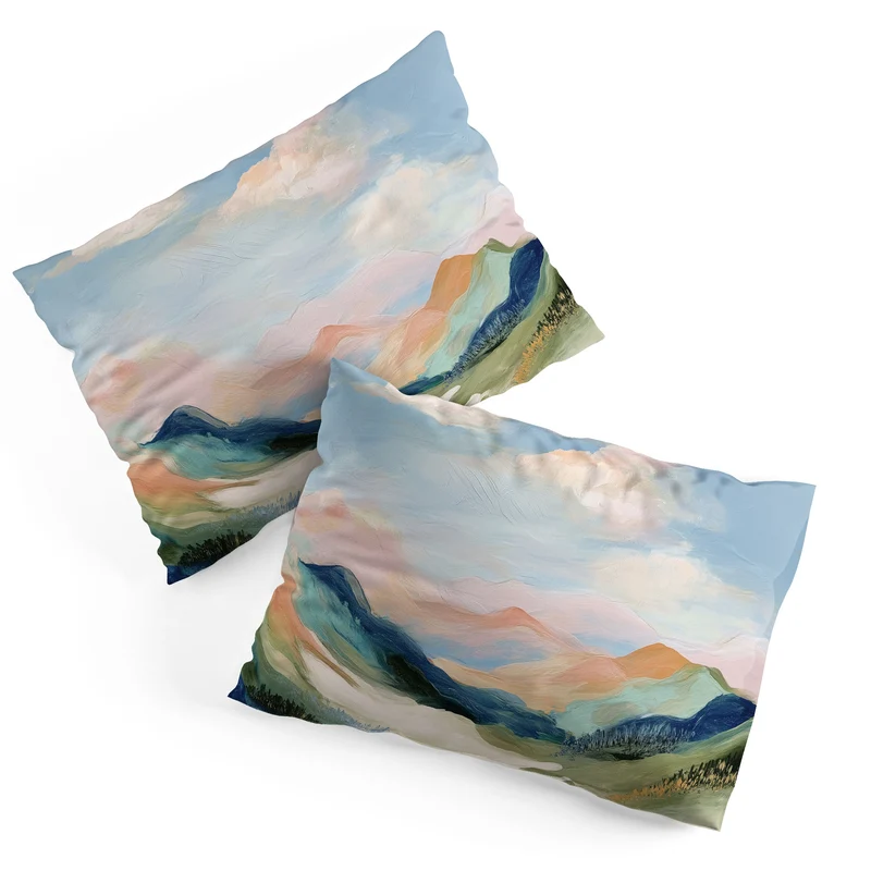 Pastel Hills Pillow Sham