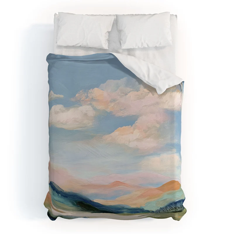 Pastel Hills Duvet Cover