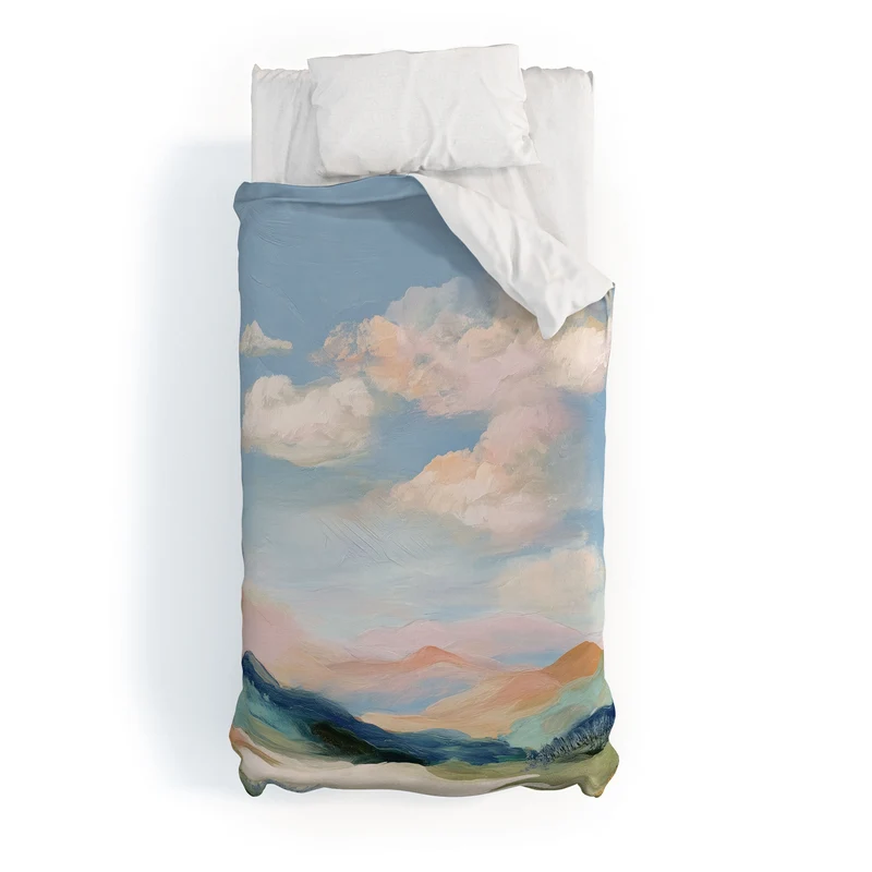 Pastel Hills Duvet Cover
