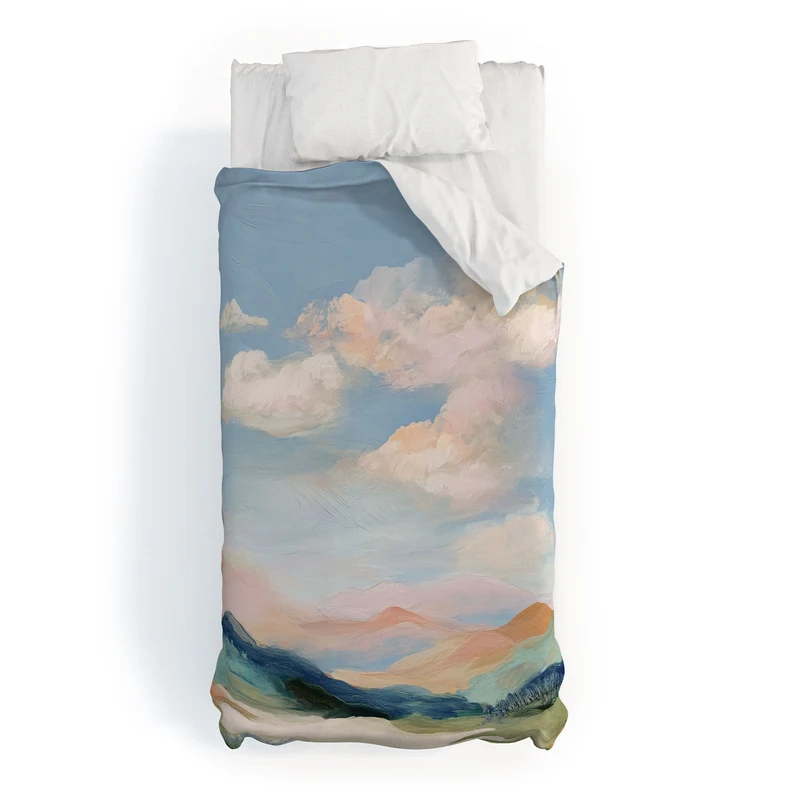 Pastel Hills Duvet Cover